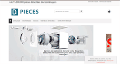 Desktop Screenshot of dpieces.fr